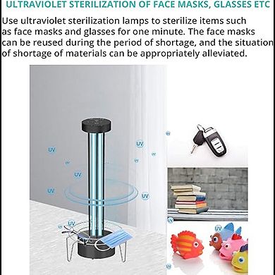 Wbm Smart Uv Light, Sanitizer Lamp For Indoor & Outdoor Uses, Remote Control, Kills 99% Germs