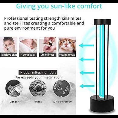 Wbm Smart Uv Light, Sanitizer Lamp For Indoor & Outdoor Uses, Remote Control, Kills 99% Germs
