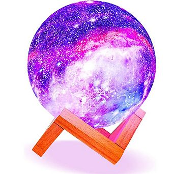 Himalayan Glow Galaxy Lamp, 16 Colors, Night Light, Remote & Touch Control, Usb Rechargeable