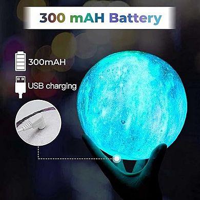 Himalayan Glow Galaxy Lamp, 16 Colors, Night Light, Remote & Touch Control, Usb Rechargeable