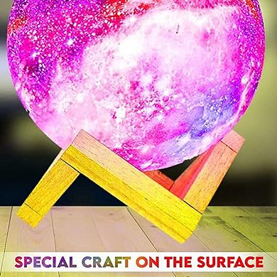 Himalayan Glow Galaxy Lamp, 16 Colors, Night Light, Remote & Touch Control, Usb Rechargeable