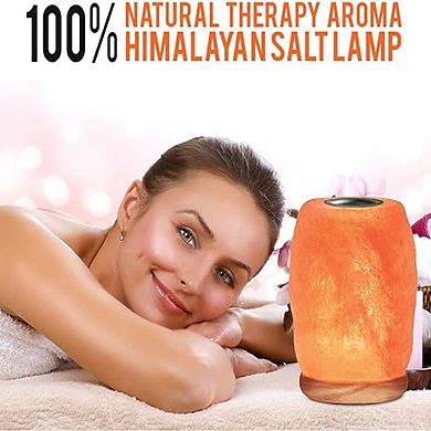 Himalayan Glow Salt Lamp, Natural Aroma Therapy Lamp, Amber Glow 2 - 4 Lbs