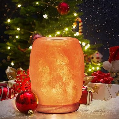 Himalayan Glow Salt Lamp, Natural Aroma Therapy Lamp, Amber Glow 2 - 4 Lbs