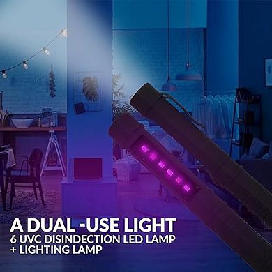 Wbm Smart Uv Light Wand, Wand Sterilizer Kills 99% Of Germs & Viruses, Best For Disinfection