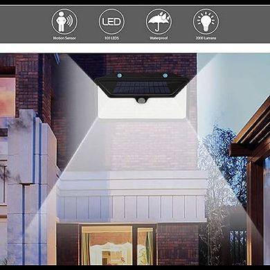 Wbm Smart 100 Led Solar Lights, Waterproof Outdoor Lights For Patio & Fence, 4 Packs White