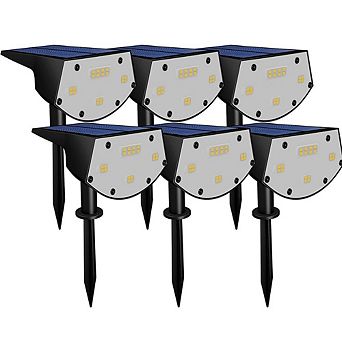 WBM Smart Solar Landscape Spot Light, 20 LED Light - Pack of 6