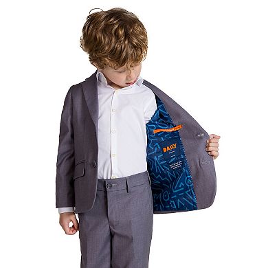 Boys 2-8 OppoSuits Daily 2-Piece Suit Set - Dark Grey