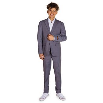Boys 10-16 OppoSuits Daily 2 pc Suit Set - Dark Grey