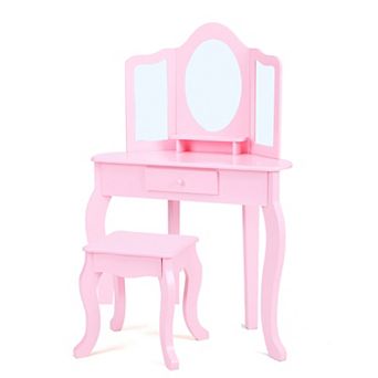 Teamson Kids Kids Corner Vanity & Stool Storage