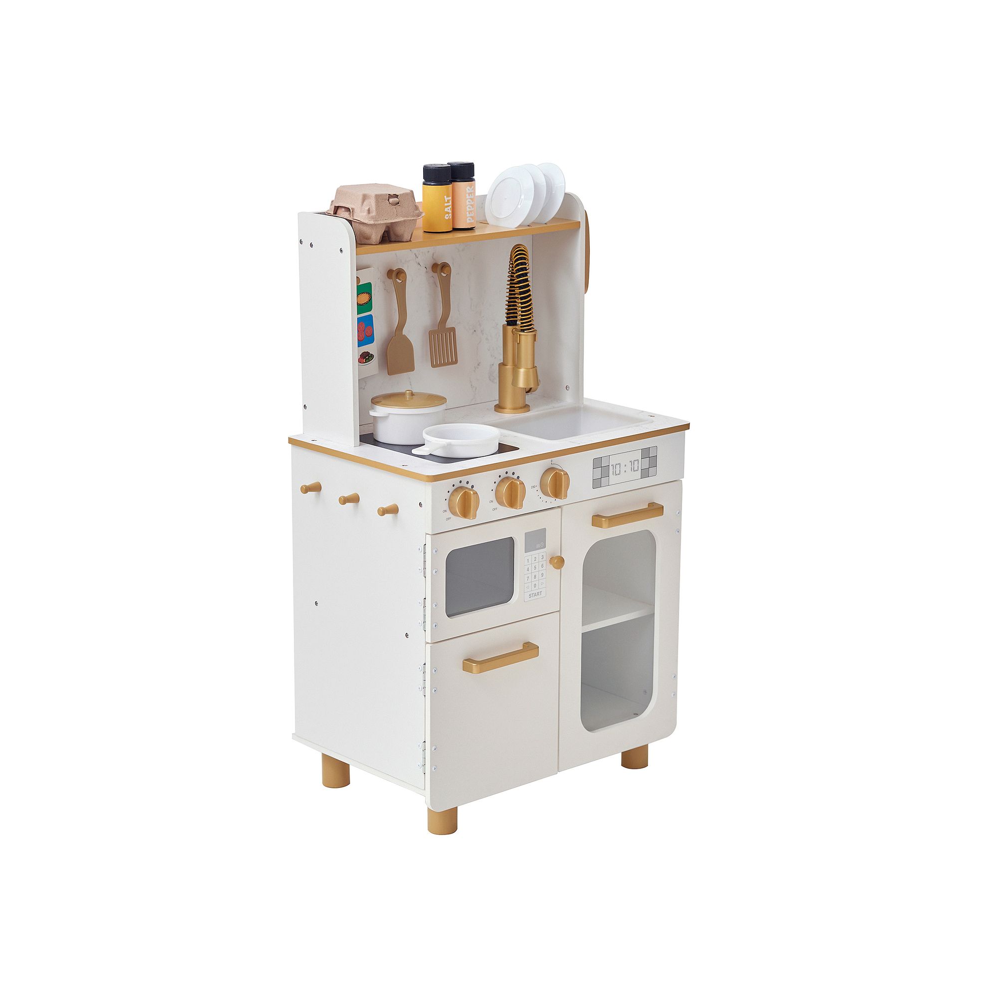 Teamson Kids Memphis Play Kitchen & Accessories Playset, White