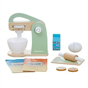 Teamson Kids Wooden Kitchen Stand Mixer Playset
