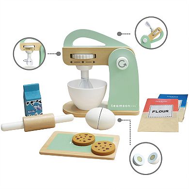 Teamson Kids Wooden Kitchen Stand Mixer Playset