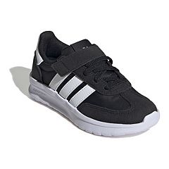 Boys Size 3 Youth Adidas Black & 2024 White Shoes