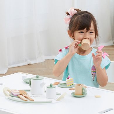 Teamson Kids 20-Piece Wooden Tea Party Playset