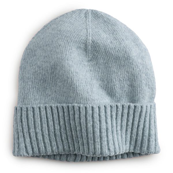 Women's Sonoma Goods For Life® Unlined Cozy Marl Beanie - Light Grey