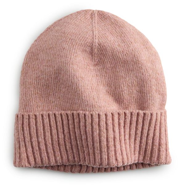 Women's Sonoma Goods For Life® Unlined Cozy Marl Beanie - Pink Nouveau