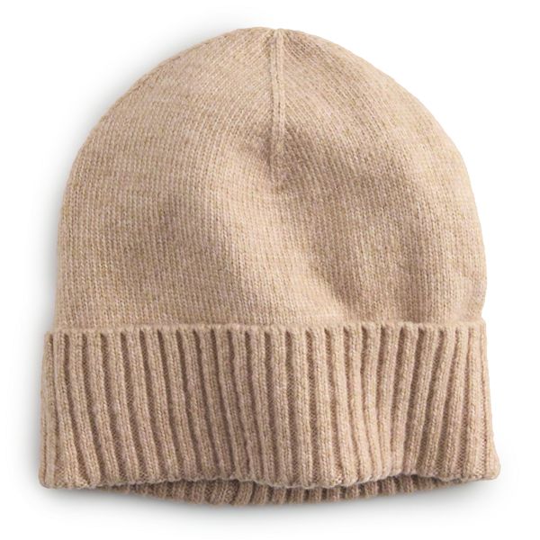 Women's Sonoma Goods For Life® Unlined Cozy Marl Beanie - Polar Beige