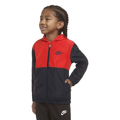 Boys 4 7 Nike Dri FIT Futura Windrunner Full zip Jacket