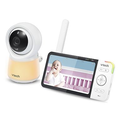 VTech Smart Wi-Fi Video Baby Monitor with 5" HD Display and Built-in Night Light