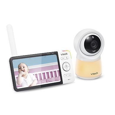 VTech Smart Wi-Fi Video Baby Monitor with 5" HD Display and Built-in Night Light