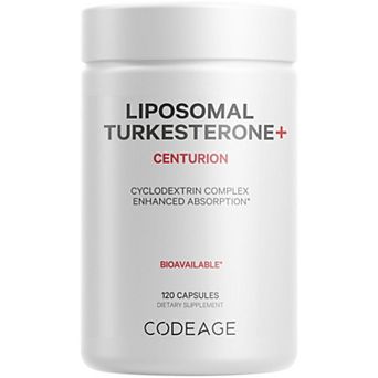 Codeage Liposomal Turkesterone 500 mg Supplement 120 ct