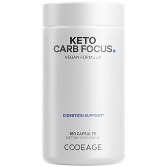 Codeage Keto Carb Focus White Kidney Bean & Green Tea Suplement 180 ct