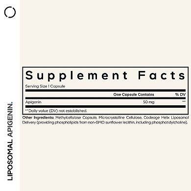 Codeage Liposomal Apigenin Daily Flavonoid Chamomile Supplement 90 ct