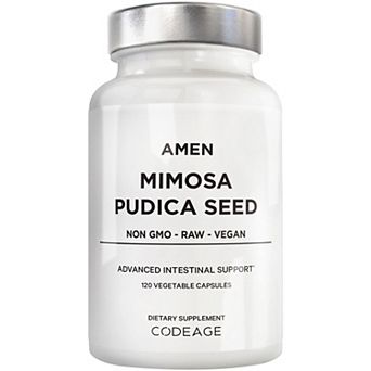 Amen Organic Mimosa Pudica Seeds Capsules 120 ct