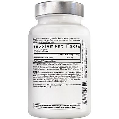 Amen Organic Mimosa Pudica Seeds Capsules 120 ct