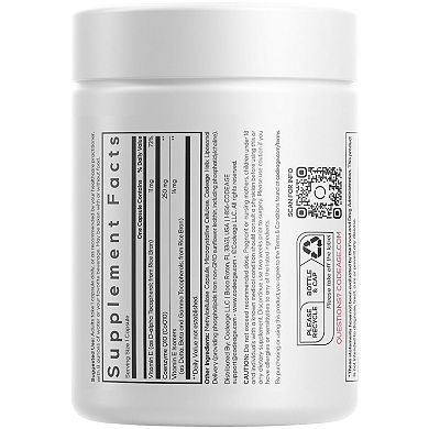 Codeage Liposomal CoQ10 Max 250mg + Vitamin E Supplement 60 ct