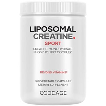 Codeage Liposomal Creatine Monohydrate 3000 mg Capsules 360 ct