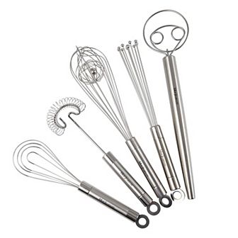 Blue Jean Chef 5 pc Stainless-steel Whisk Set