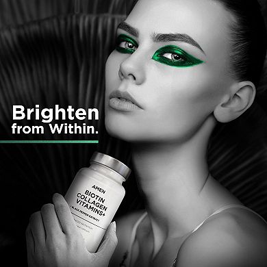 Amen Biotin Collagen Peptides + Vitamins C & E, Keratin 90 ct