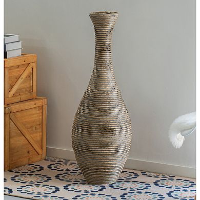 Tall floor vase, Artificial Rattan Floor Vase For living room or home decor