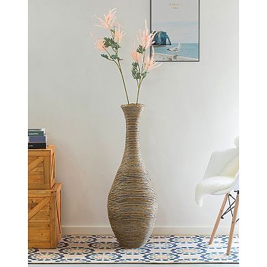 Tall floor vase, Artificial Rattan Floor Vase For living room or home decor