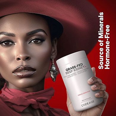 Codeage Grass-Fed Beef Kidney Glandular Supplement 180 ct