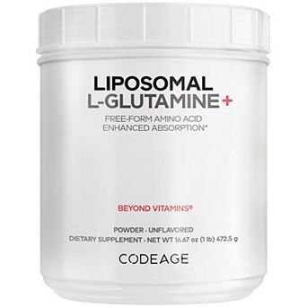 Codeage Liposomal L-Glutamine Powder 5000mg Supplement 16.67 oz