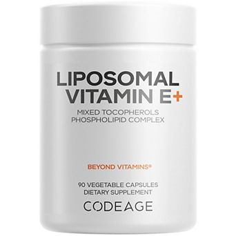 Codeage Liposomal Vitamin E Tocopherols Supplement 90 ct