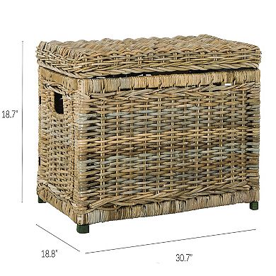 Elijah Wicker Storage Trunk