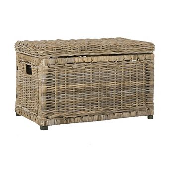 Elijah Wicker Storage Trunk