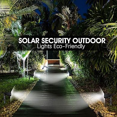 Wbm Smart Solar Spotlights, Ip67 Waterproof Lights For Yard Garden, Driveway, 2 Packs