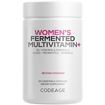 Codeage Women's Daily Multivitamins Minerals & Probiotics Supplement 120 ct
