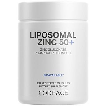 Codeage Liposomal Zinc Gluconate 50 mg Mineral Supplement 100 ct