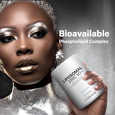 Codeage Liposomal Zinc Gluconate 50 mg Mineral Supplement 100 ct