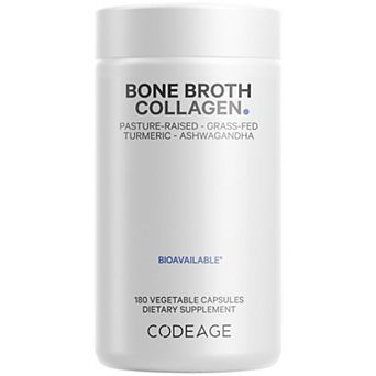 Codeage Bone Broth Collagen Peptides Supplement 180 ct