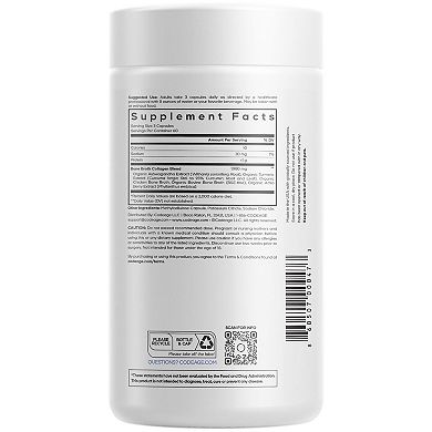 Codeage Bone Broth Collagen Peptides Supplement 180 ct