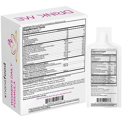 Codeage Liposomal Women's Daily Multivitamin Liquid Sachet Supplement 30 Pouches