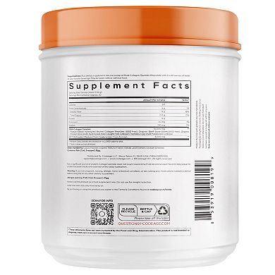Codeage Multi Collagen Peptides Protein Chocolate Powder Supplement 18.17 oz
