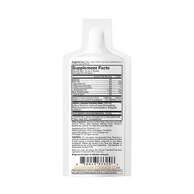 Codeage Nanofood Liposomal Vitamin C + E Liquid Supplement 32 Pouches