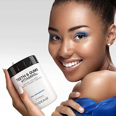 Codeage Teeth & Gums Vitamins + Collagen & Probiotics Supplement 90 ct